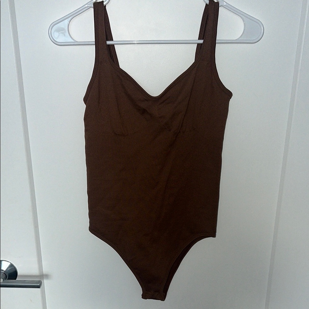Brown Womens Bodysuit